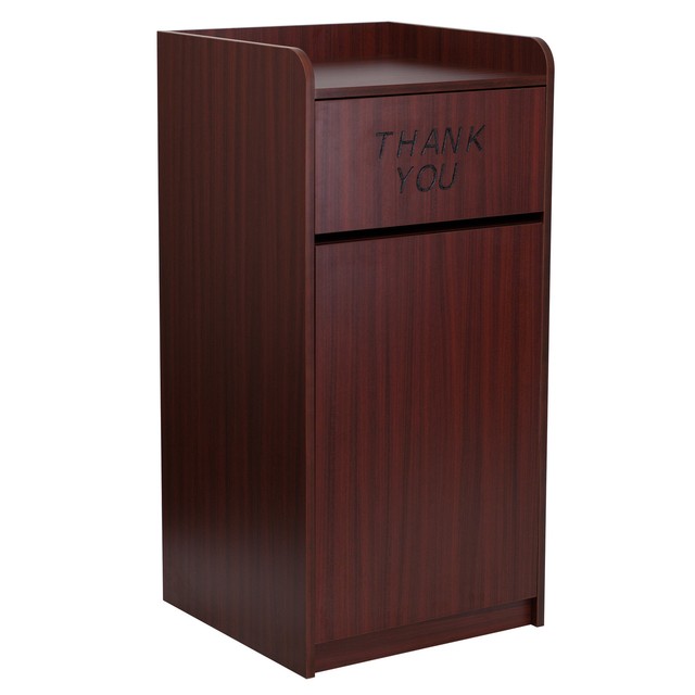Commercial Trash Can Restaurant Tray Receptacle Large Garbage Waste Bin