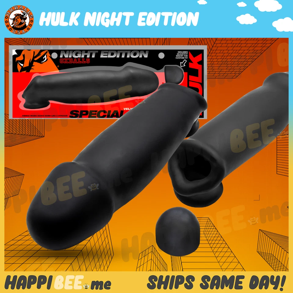 OXBALLS HULK Cocksheath🍯Couples Penis Extender Sleeve Cock Ring Sling Stretcher - Image 2 of 4