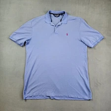 Polo Golf Ralph Lauren Polo Shirt Mens Large Blue Pro Fit Embroidered Logo