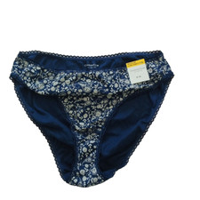 NWT CHARTER CLUB Brief Size M Blue Paisley 100 Cotton