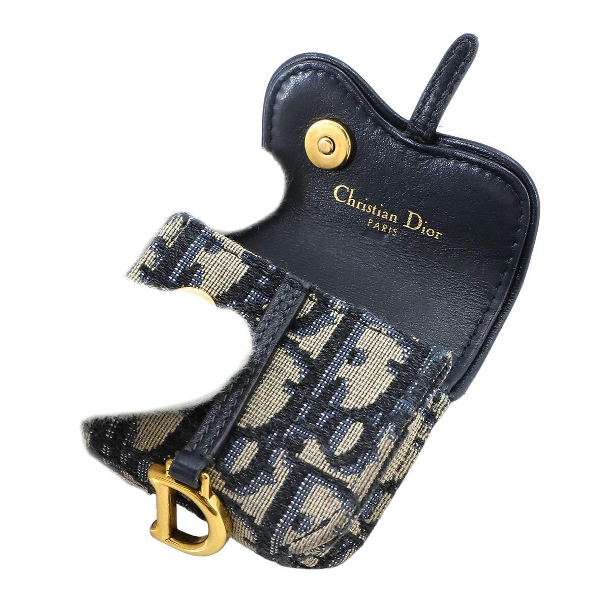 Christian Dior Oblique AirPods Pro Case Canvas Leather Christian Dior Oblique AirPods Pro Case Canvas Leather