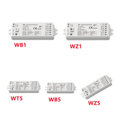 WB5 WiFi 5IN1 LED Controller WB1 Bluetooth WZ1 ZigBee Tuya APP RGB RGBW CCT LAMP
