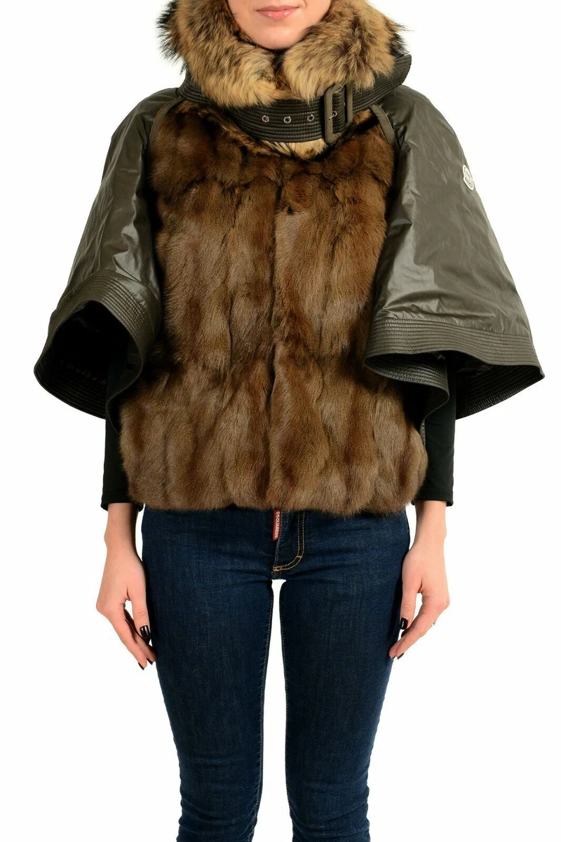 Moncler on sale raccoon fur