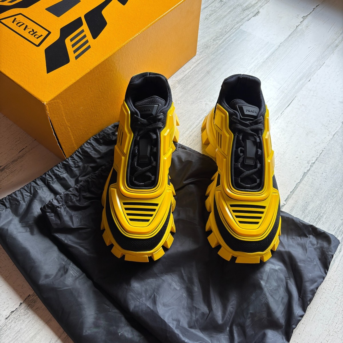 Size 8 - Prada Cloudbust Thunder Yellow for sale online | eBay