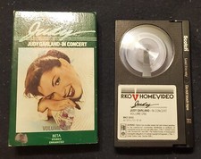 JUDY GARLAND IN CONCERT 1964 1984 RKO Beta Betamax tape w sleeve - very good