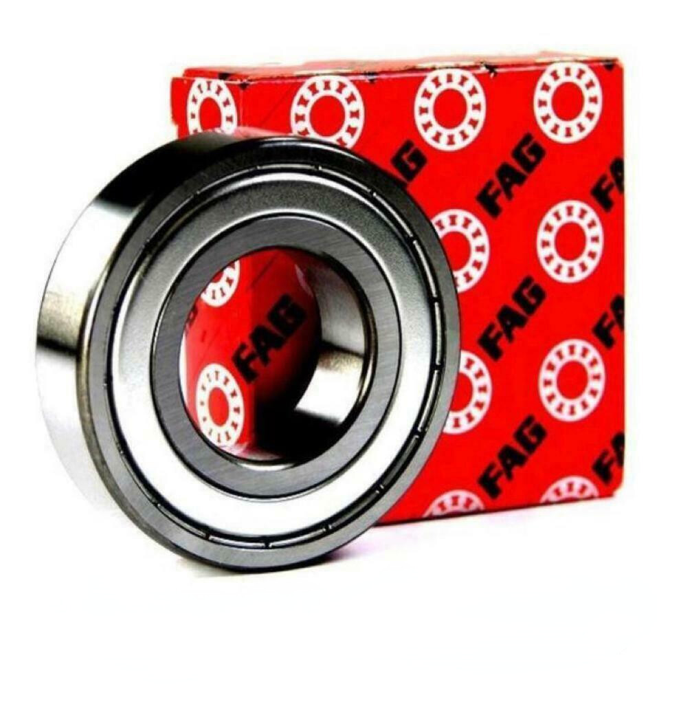 FAG 6201 ZZ C3 DEEP GROOVE BALL BEARING, METAL SHIELDED 12x32x10 mm