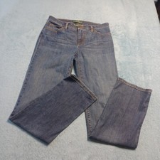 LRL Ralph Lauren Jeans Co Women Size 8 Modern Straight Curvy Stretch Blue Denim