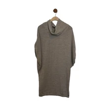 Emu Womens Sweater Dress Tunic Size Small Cowl-neck 100% Merino Wool Oversized