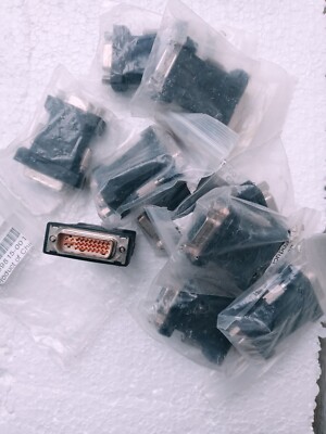 Lot of 10 DVI-I Female  (24+5) To VGA Male (15-pin) monitor Connector Adapter 