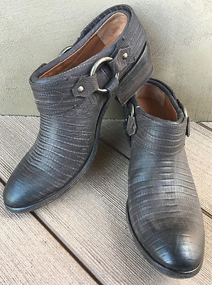 Frye Carson NEW Boots Clogs Mules Dk Brown 6 6.5 ret'l $278 Harness Leather