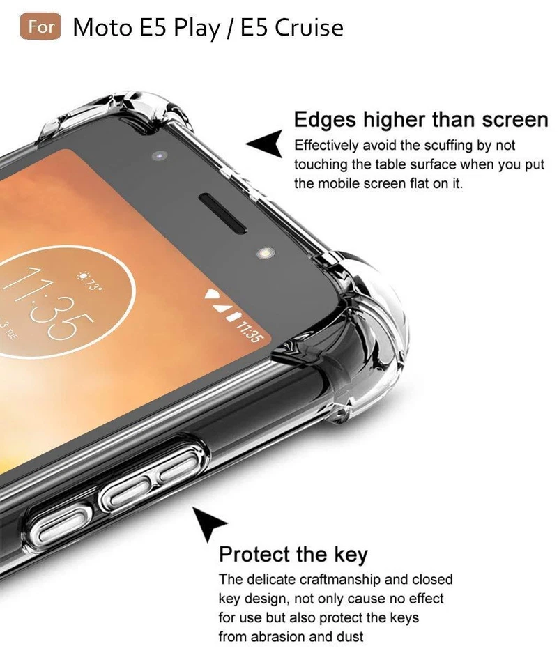 Funda TPU suave a prueba de golpes para Motorola Moto G Stylus Play Power 5G 2025 Foto 4 de 4