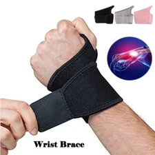 Wrist Guard Band Brace Support Carpal Tunnel Pain Wraps Bandage Sport Wristbands