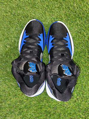 Nike Kyrie Low 4 Black Blue Grey Basketball Shoes DA7803-005 Mens