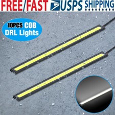 New 10x Cob White 84 Led Drl Daytime Running Light Backup Interior Strip 12v 6w New 10x Cob White 84 Led Drl Daytime Running Light Backup Interior Strip 12v 6w