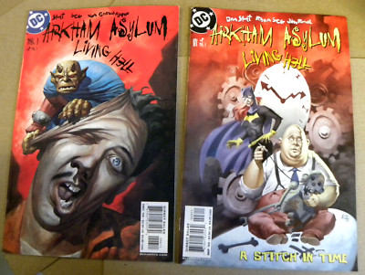 DC 2003 2 of 6 issues ARKHAM ASYLUM LIVING HELL 3 & 6 Dan Slott Ryan Sook kyl