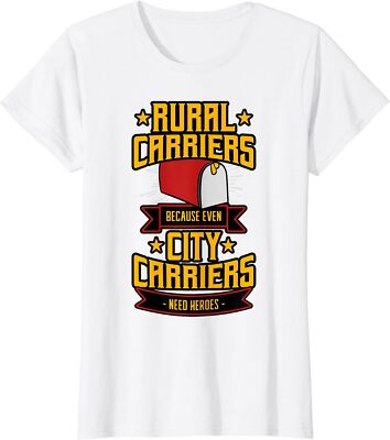 Rural Carriers Postal Worker Mail Delivery Mailman Ladies' Crewneck T-Shirt