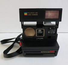 Polaroid 660 Autofocus Land Camera, Untested For Parts/Display