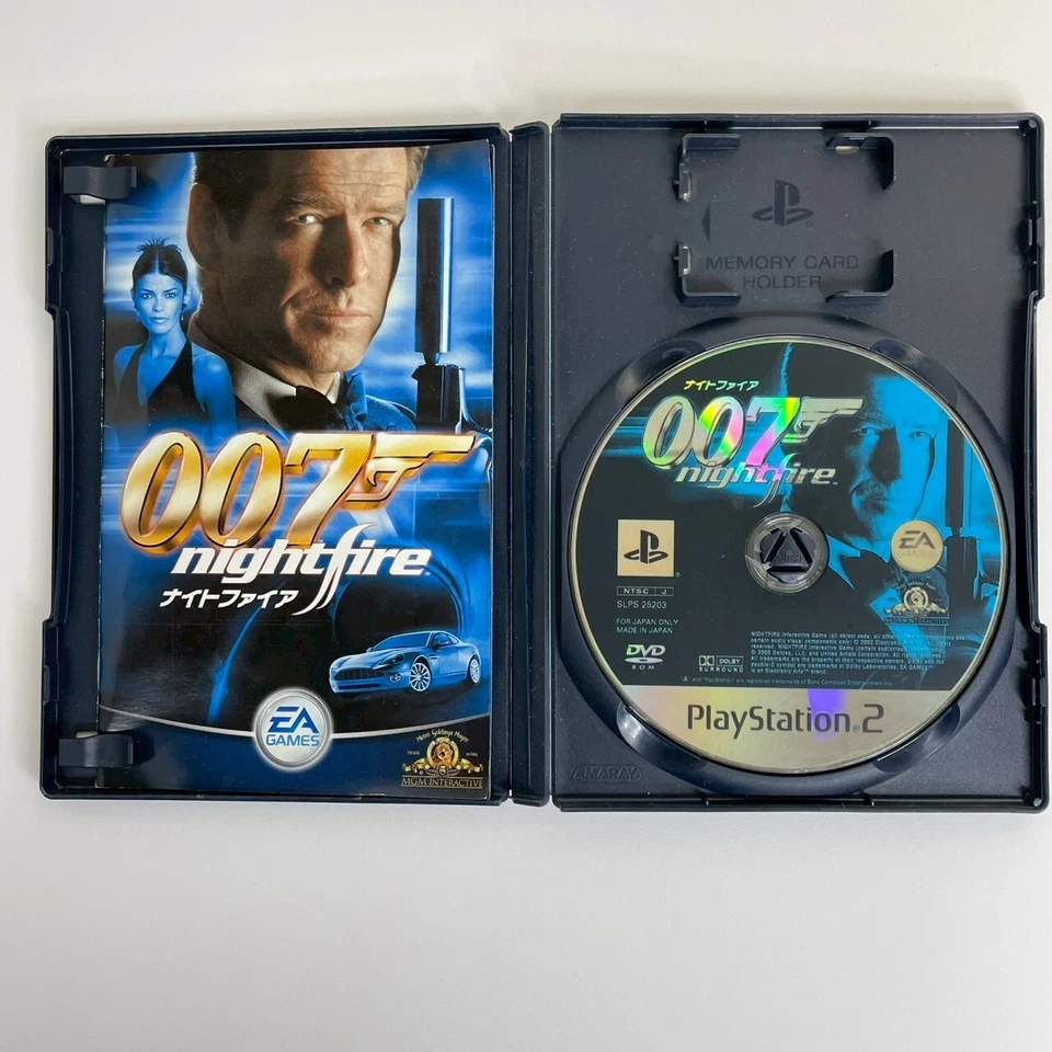 Lot 5 Set 007 Night Fire Everything or Nothing Golden Eye Kunoichi PS2 Japan Ver - Image 4 of 4