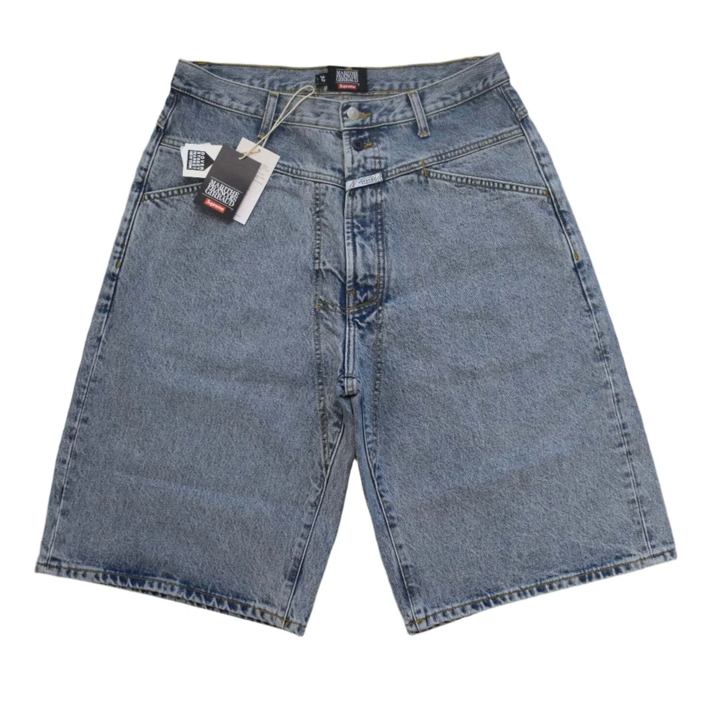 Short en jean baggy neuf avec étiquette Supreme Marithe François Girbaud X Seam 32 AUTHENTIQUE