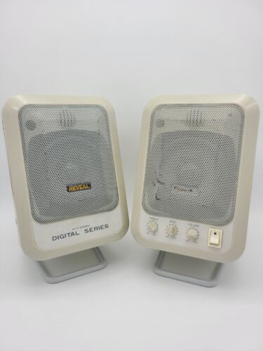 Vintage Reveal multimedia series computer digital speakers - Zdjęcie 1 z 5