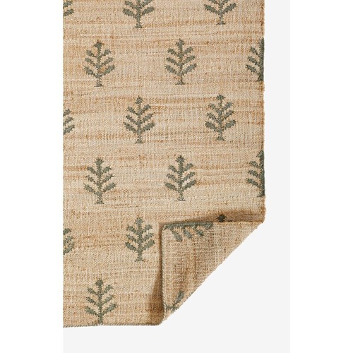 Handmade Floral Wool Jute Kilim Area Rug Indian Modern Rug Vintage Retro Carpet - Picture 8 of 13