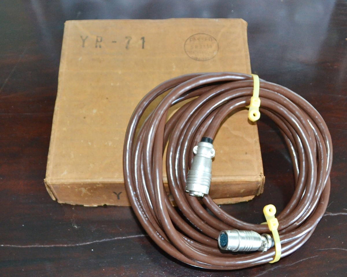 yyy様 TAJIMI 7 pin Connectors plug 5 M signal HIRAKAWA cable (TOA part