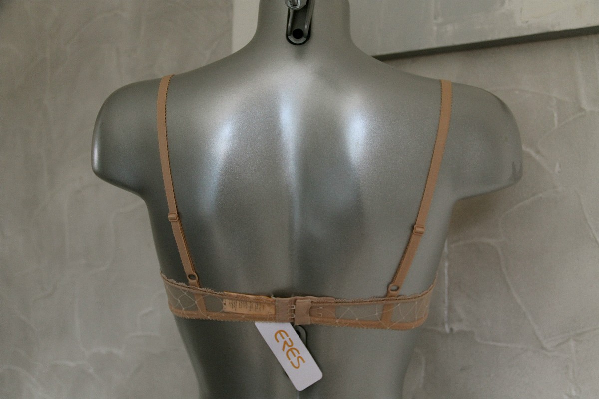 Soutien-gorge Eres Audace Rembourré - Taille 85B, Dentelle Violette, Balconnet, Neuf Avec étiquettes (valeur 220€)