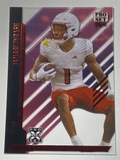 JAMARI THRASH browns 2024 Leaf Pro Set Pure #127 XRC Red 1/10 (U2)