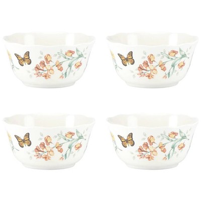 Lenox Butterfly Meadow Melamine All-Purpose Bowls - Set of 4 - 856406 - New