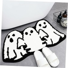 Halloween Bath Mats Ghost Bathroom Rug Boo Spooky Tufted Rug