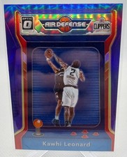 2020-21 Donruss Optic #4 Kawhi Leonard Air Defense Purple