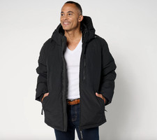 Arctic Expedition Men's Parka , Black Sz 3X a663141