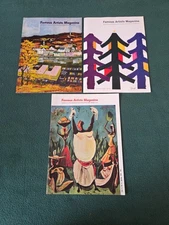 Vintage 1961 Famous Artists Magazine Lot Iof 3