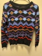 Lucca Couture Women s Multicolor Crewneck Pul...