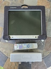 Audiovox Portable 12" LCD TV with DVD Player w/ Case - TESTED