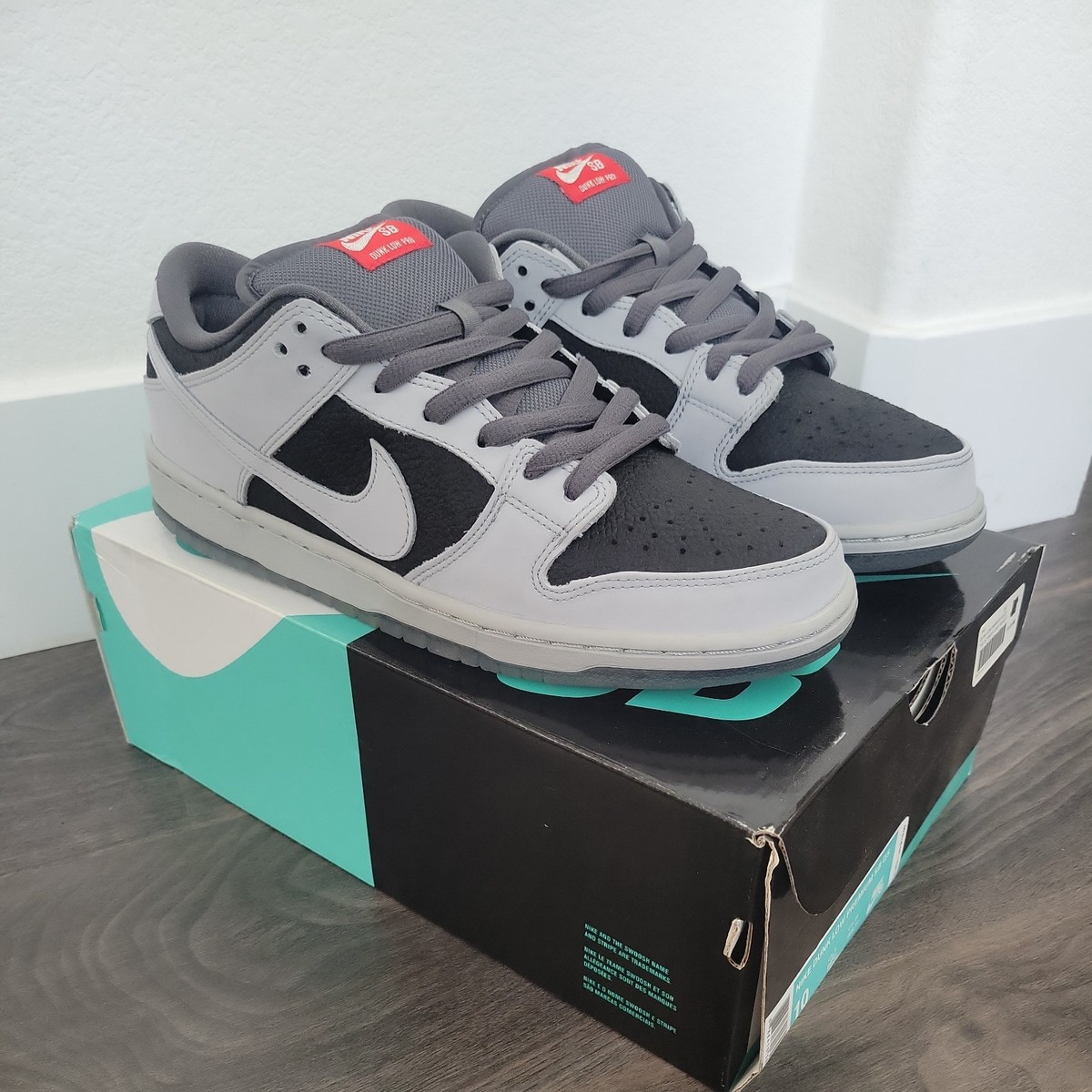 Nike Atlas Dunk Premium Sb Low Wolf Grey 35MM Size 10 | eBay