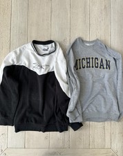 Reebok Classic Black and White Sweatshirt