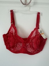 Wacoal Luxe Liaison Underwire Bra 55121 Red 34DD MSRP 76 NWT