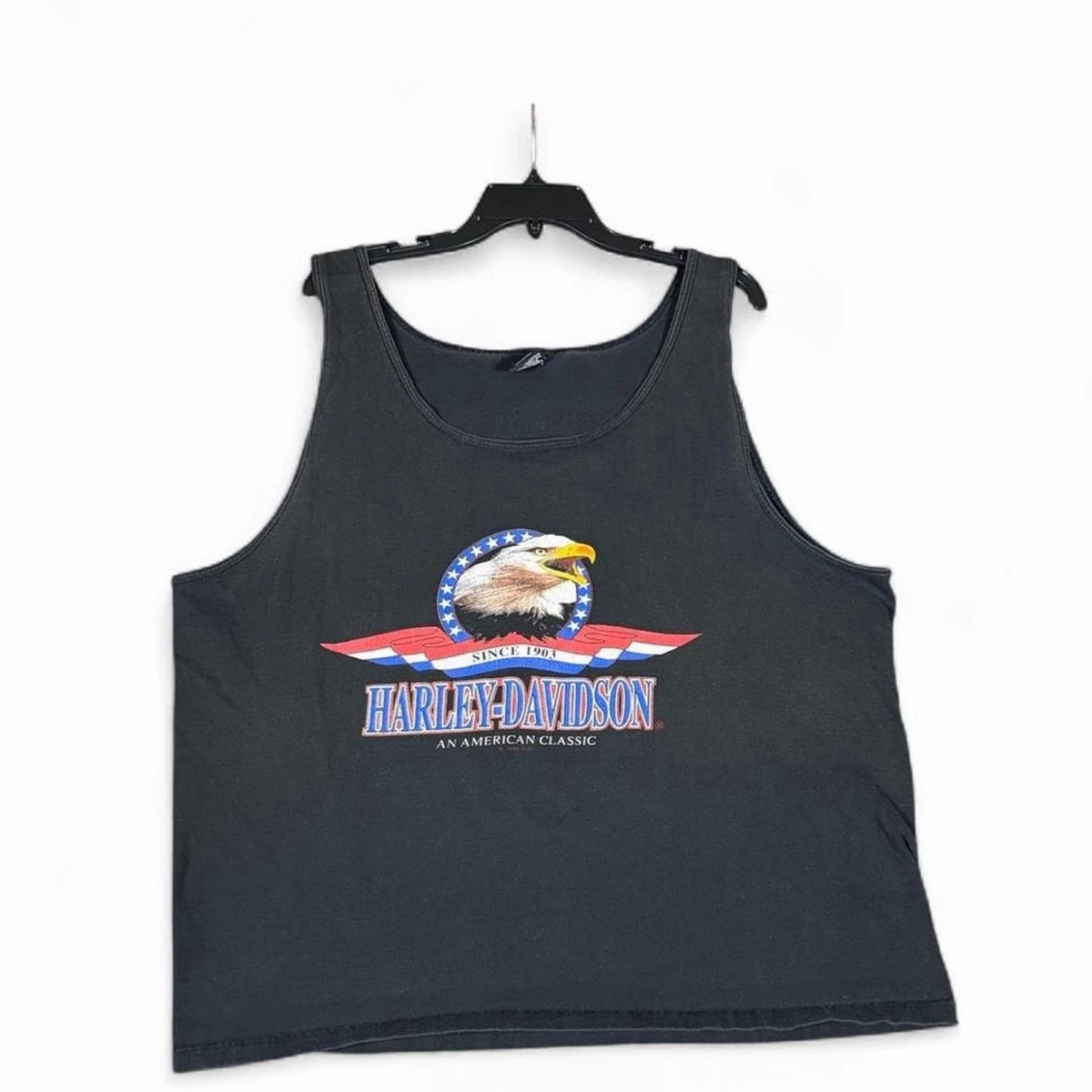 Harley-Davidson Sleeveless 1990s Vintage T-Shirts for Men for sale 