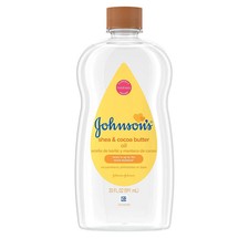 Johnson'S Baby Oil, Mineral Oil Enriched with Shea  Cocoa Butter to