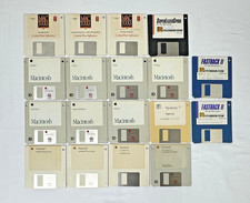 Lot of 18 Vintage Apple Macintosh Software 3.5" Floppy Disks Lot