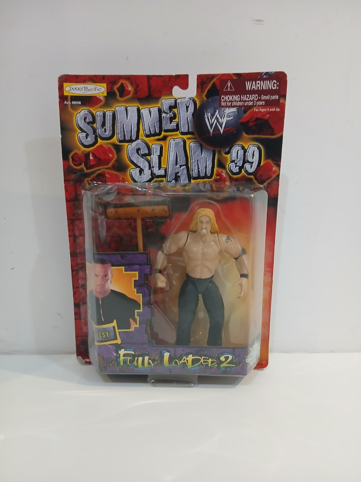 WWE Wrestling Figure Test Summer Slam 1999 Boxed New Jakks