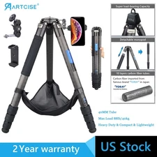 40MM Tube Carbon Fiber Camera Tripod Monopod Heavy Duty Camera Tripod Load 88lb