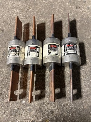 LOT OF 4 BUSSMANN FRS-R-250 600VAC 250A FUSE