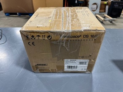 Bose FreeSpace DS16F Loudspeaker In-Ceiling / Wall Speaker Black Single (043053)