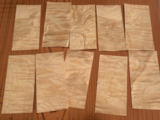 50 Burl pieces Wood Veneer Fingerboard tech deck fingerboards 2" x 4.5" long