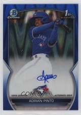 2023 Bowman Chrome Prospect Blue RayWave Refractor /150 Adrian Pinto Auto 1o6r