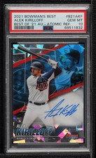 2021 Bowman's Best of Atomic Refractor 25/25 Alex Kirilloff PSA 10 Auto v9t