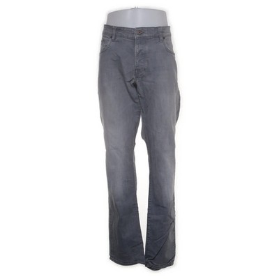 C&A, Jeans, Größe: 40/34, THE SLIM, Grau, Baumwolle/Elasthan, Einfarbig #8xA