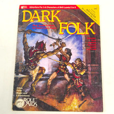 Dark Folk Advanced Dungeon and Dragons Role Aids 1983